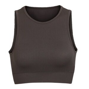 Rib High Neck Bra top SKIMS NWT